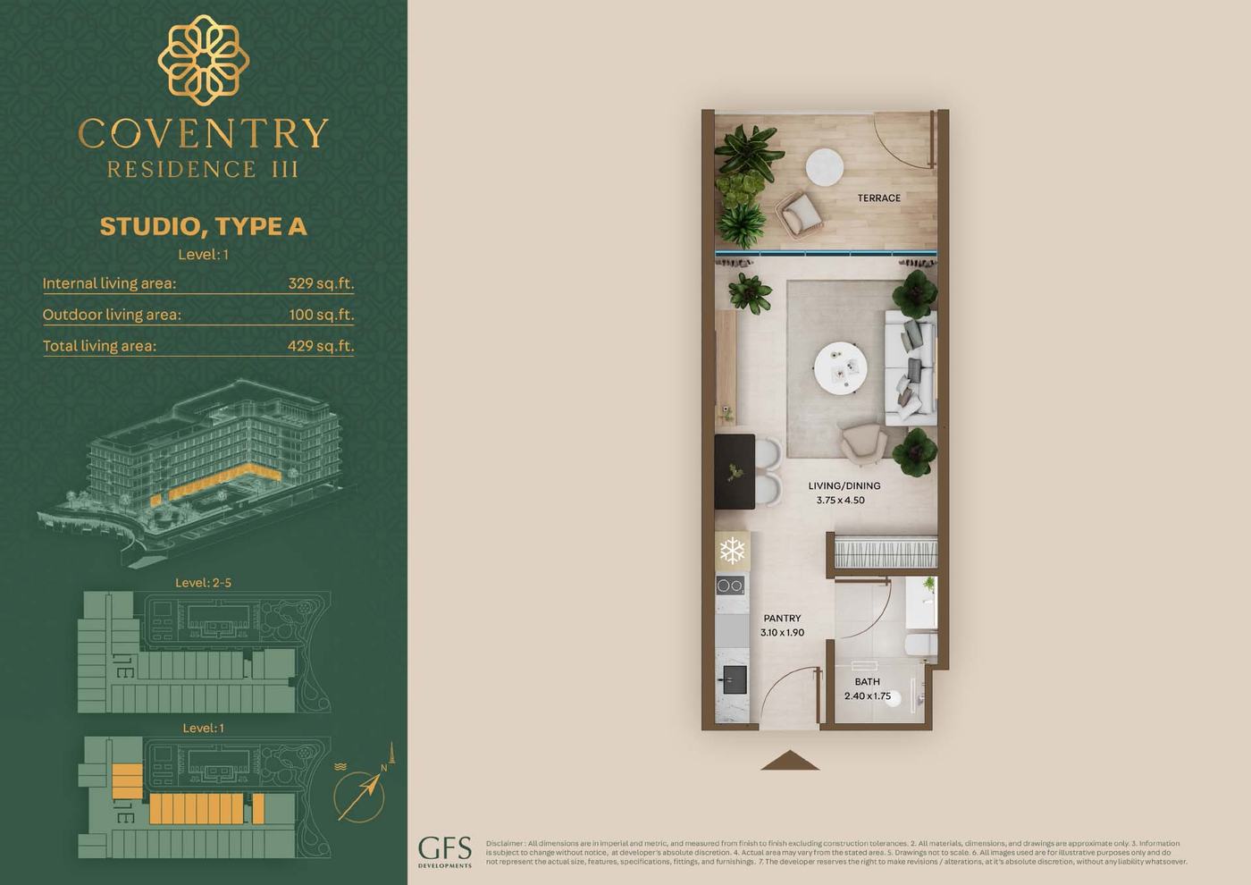 Coventry Residence 3 Floor plan 1
