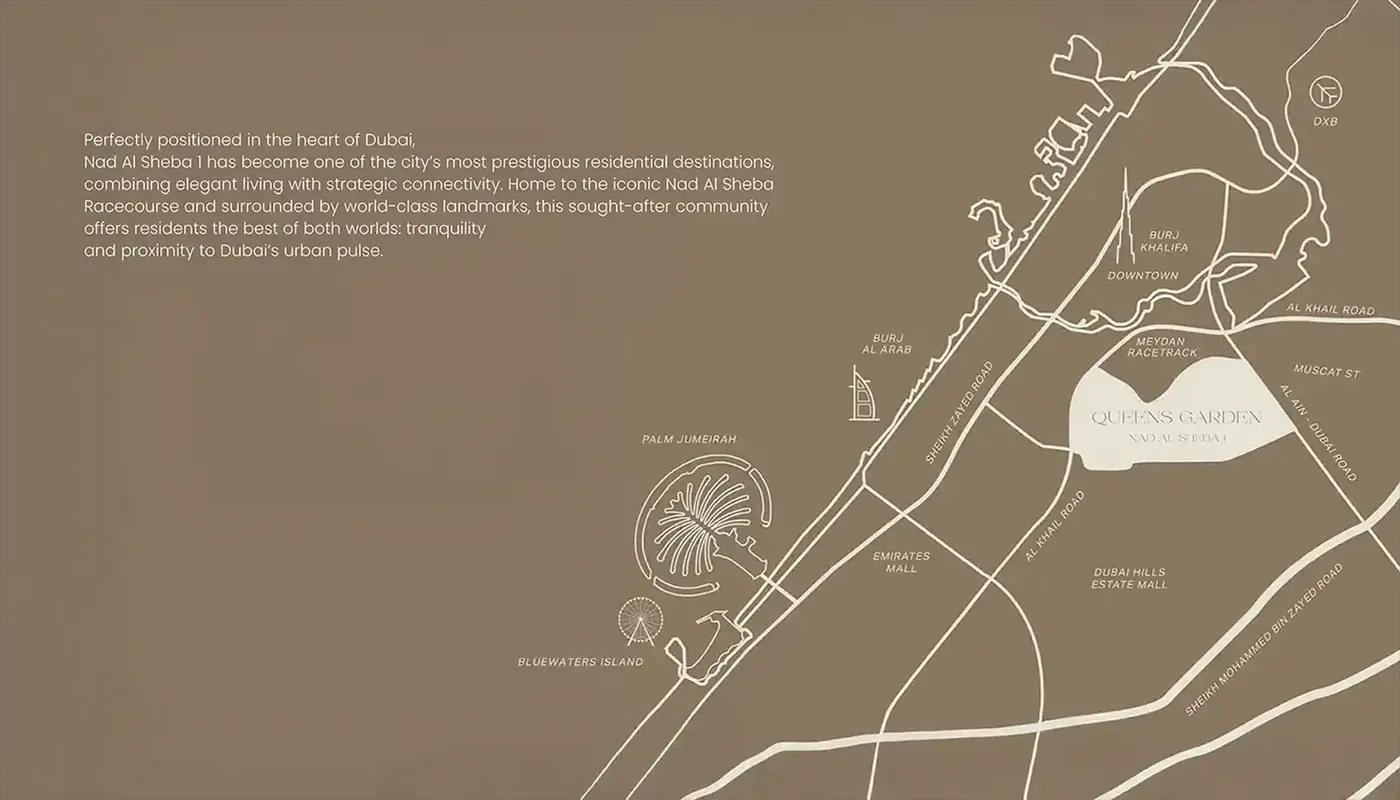 Queens Garden at Nad Al Sheba Master plan