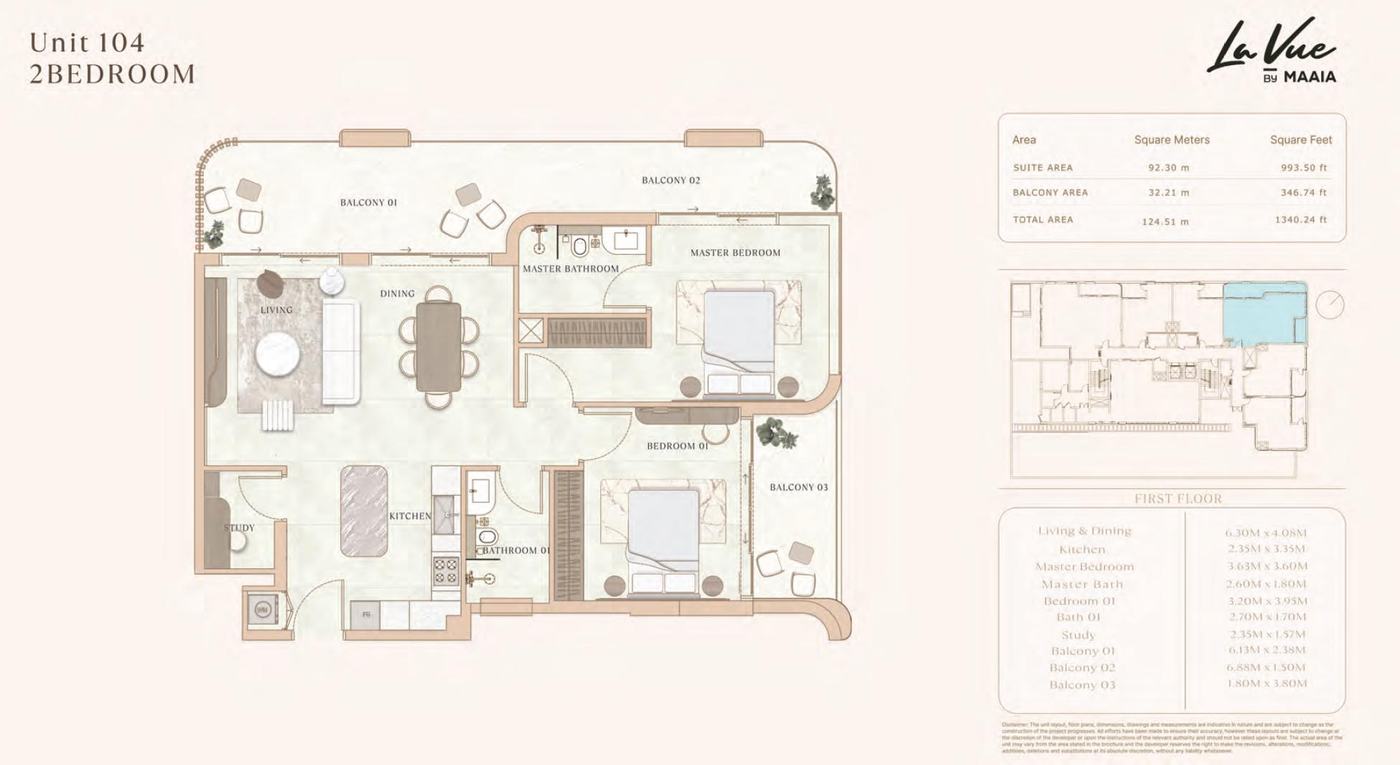 La Vue by Maaia Floor plan 2