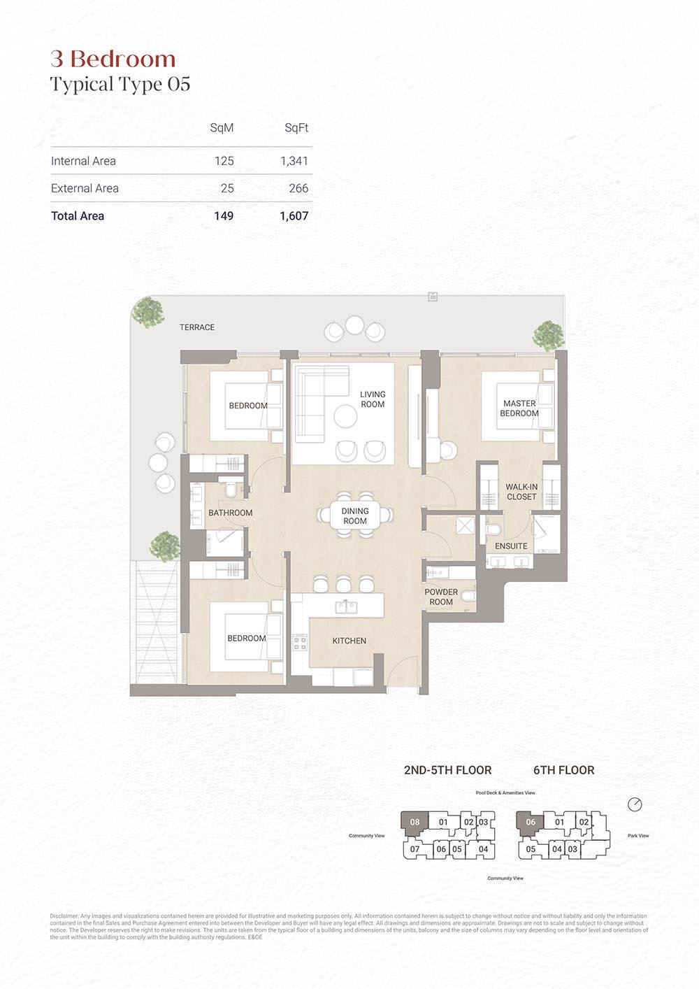 Soma Residences at Dubai Islands Floor plan 3
