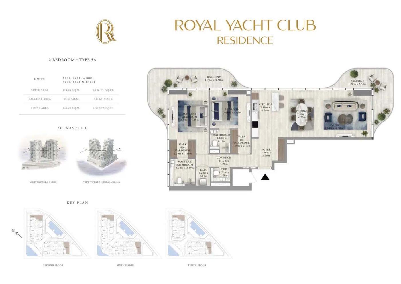 Royal Yacht Club Residence at Dubai Islands Floor plan 2