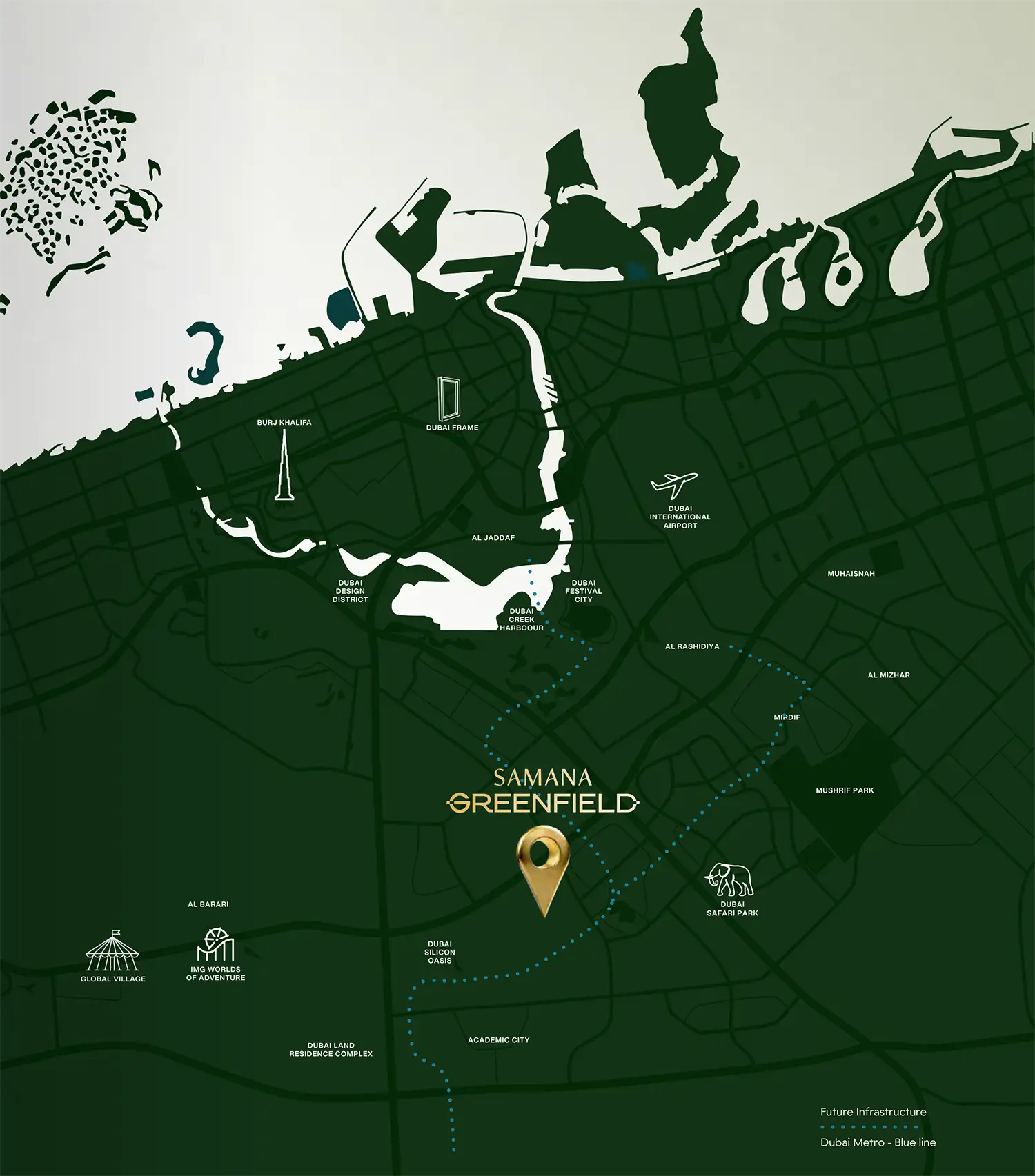Samana Greenfield 2 Master plan
