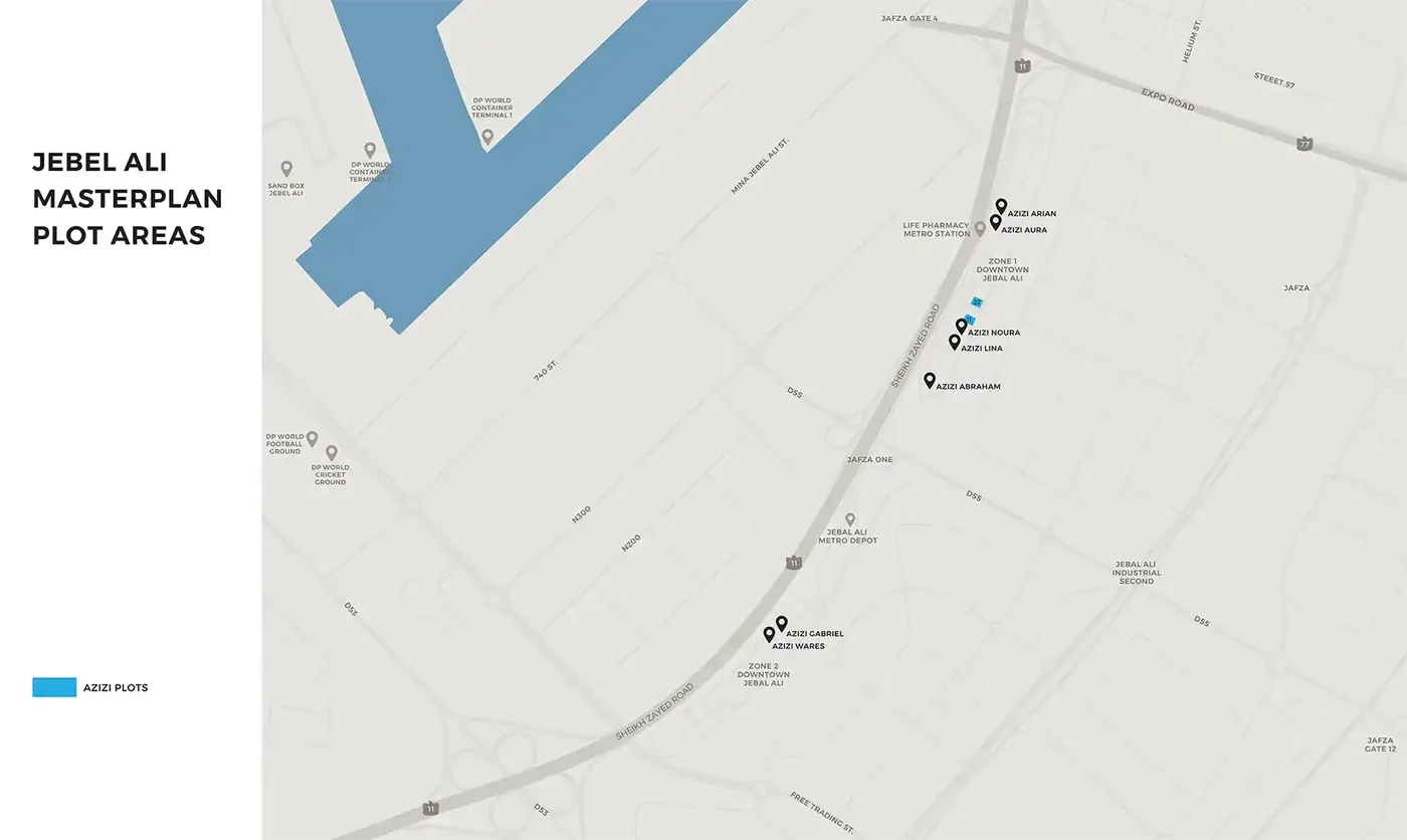 Azizi Gabriel Jebel Ali Master plan