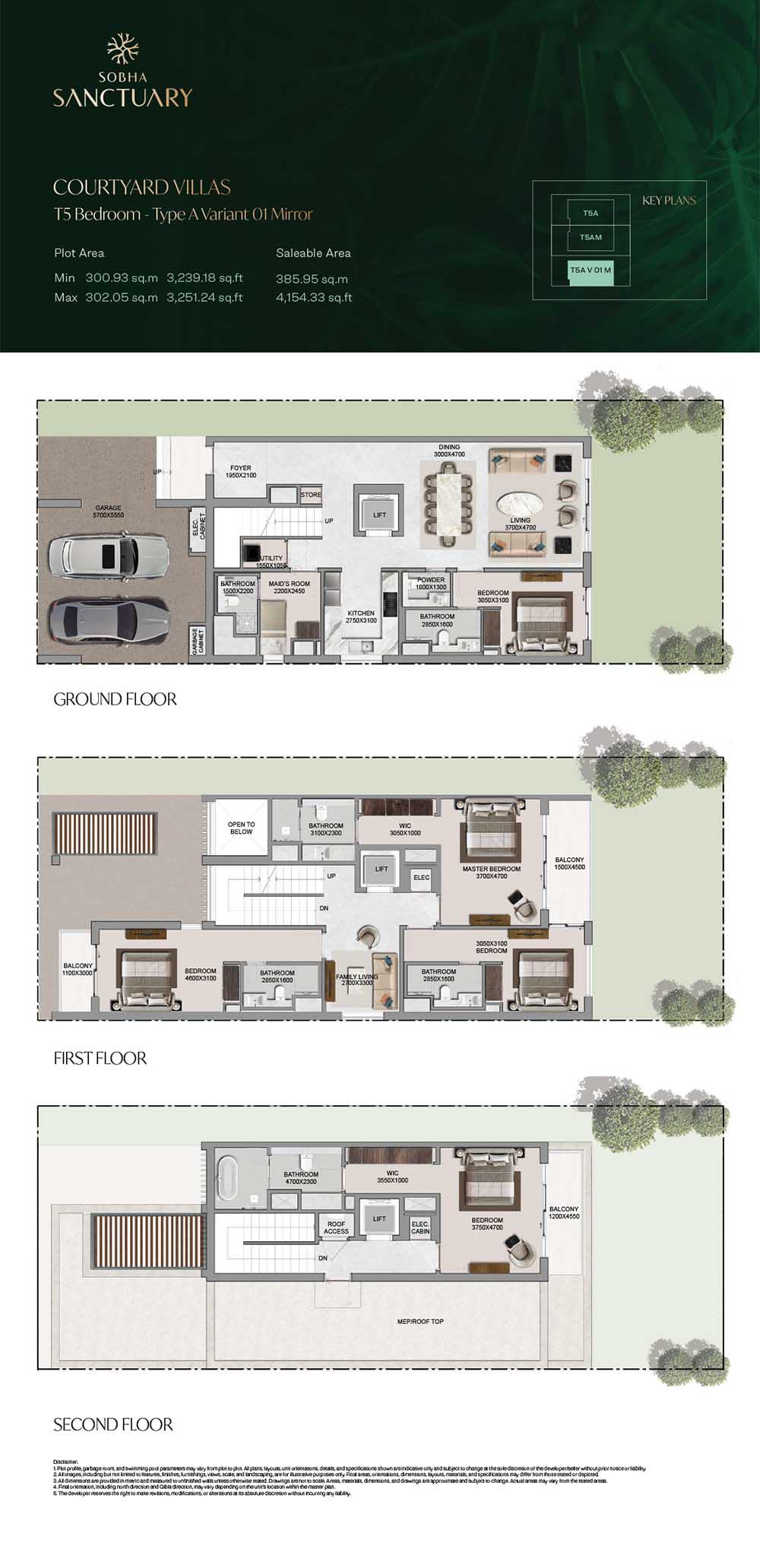The Greens at Sobha Sanctuary Floor plan 2