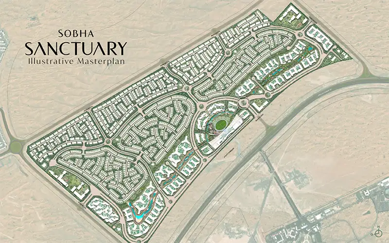 The Greens at Sobha Sanctuary Master plan