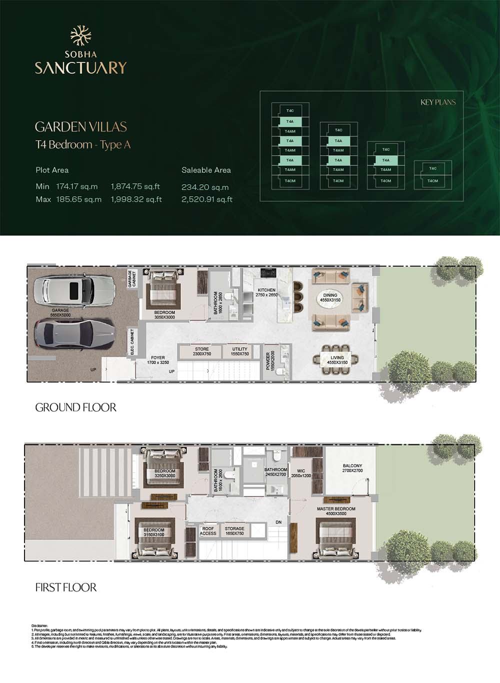 The Brooks at Sobha Sanctuary Floor plan 1