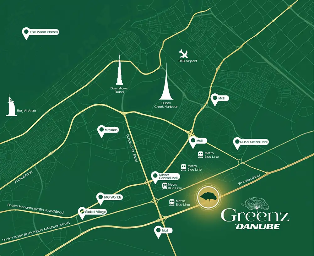Greenz by Danube Master plan