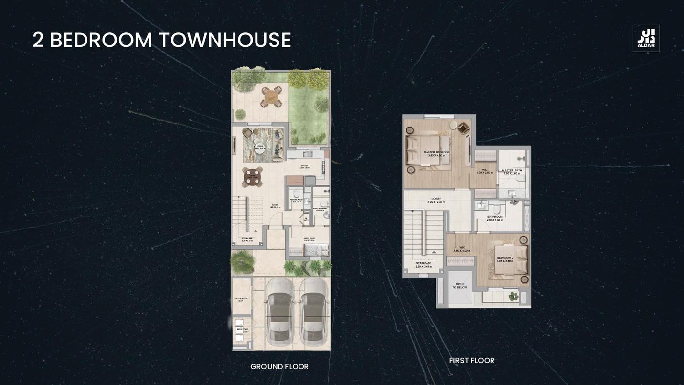 Al Ghadeer Gardens by Aldar Floor plan 1