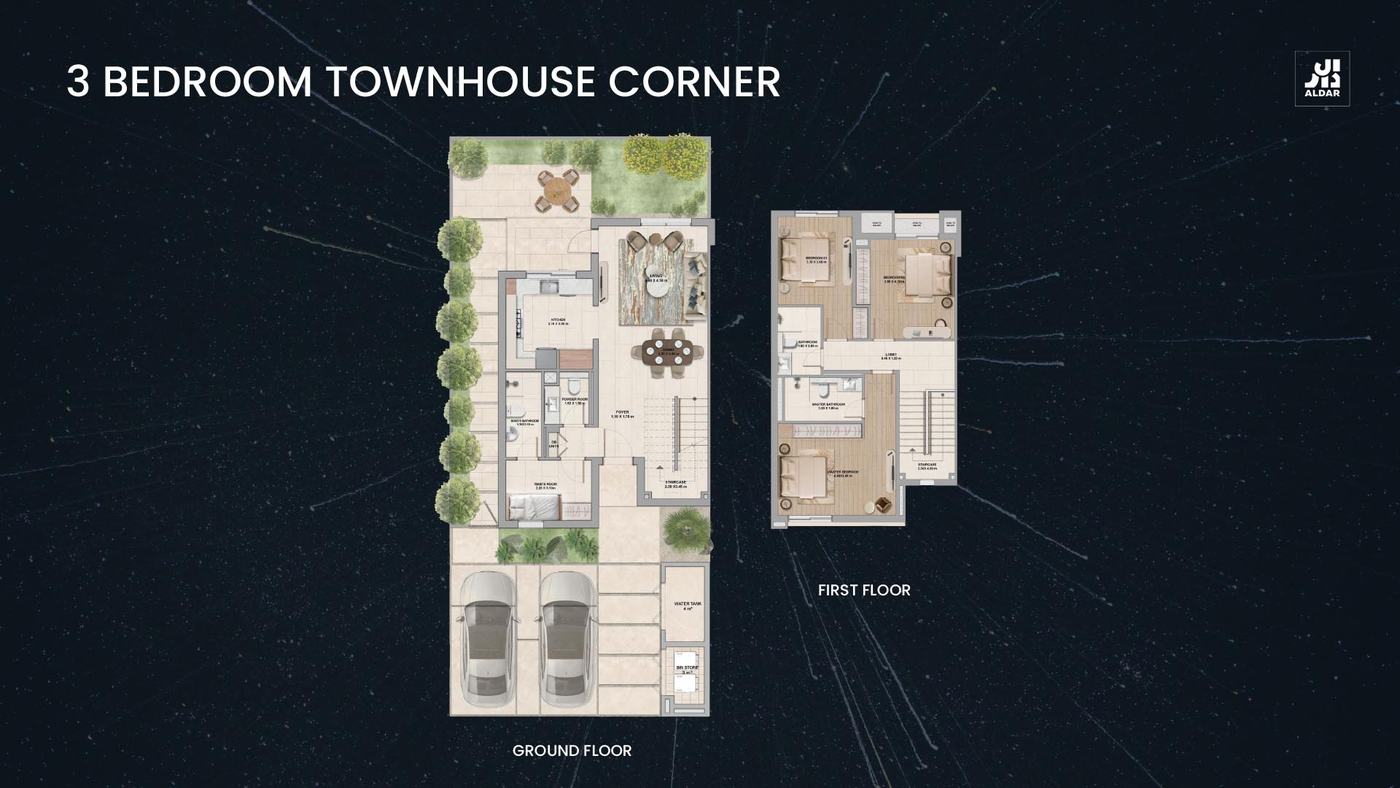 Al Ghadeer Gardens by Aldar Floor plan 2