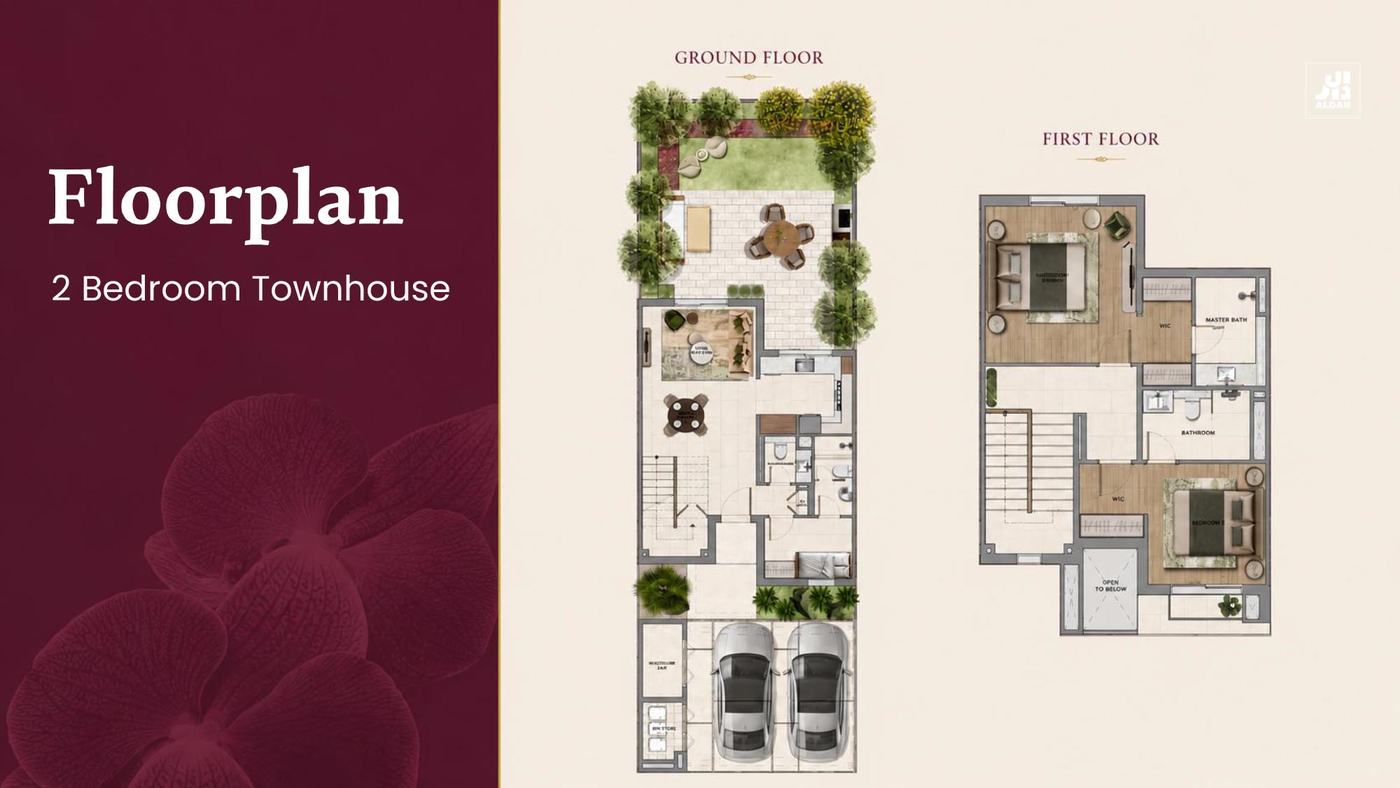 Yas Acres The Orchids Floor plan 1