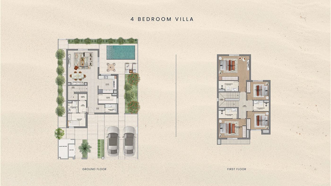 Al Ghadeer Gardens 2 by Aldar Floor plan 3