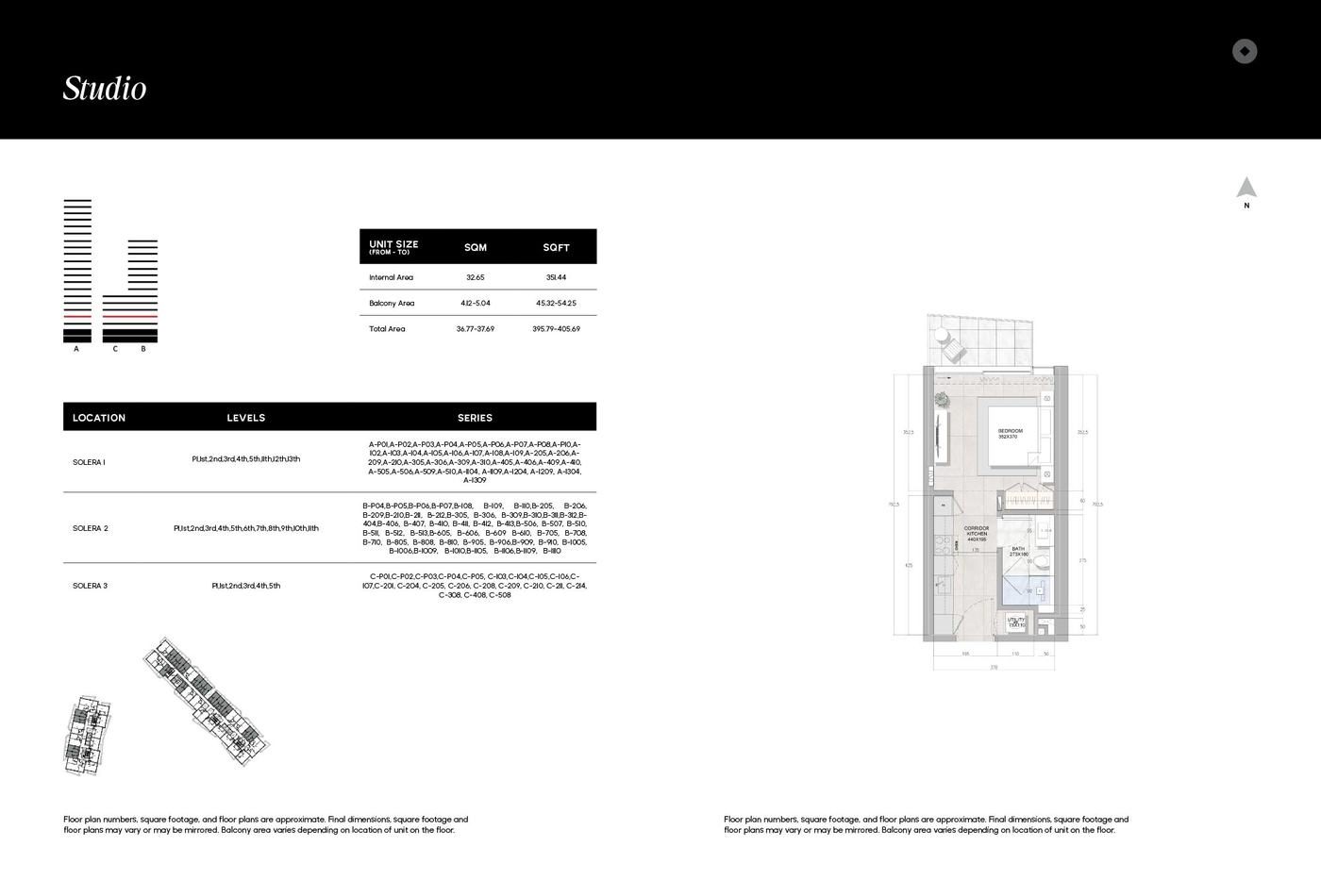 Solera at Downtown Mina Floor plan 1