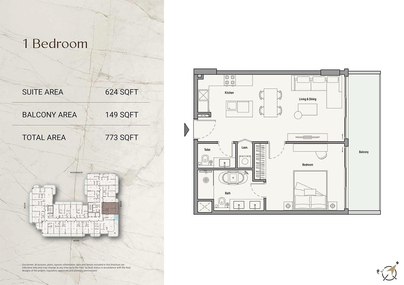 113 Residences by Iman Floor plan 1